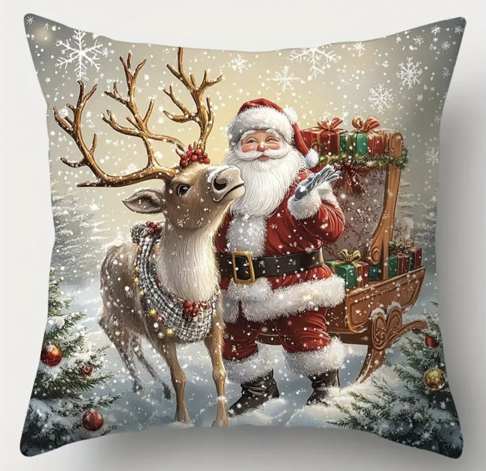 Наволочка на подушку новорічна Сміла - фото 1