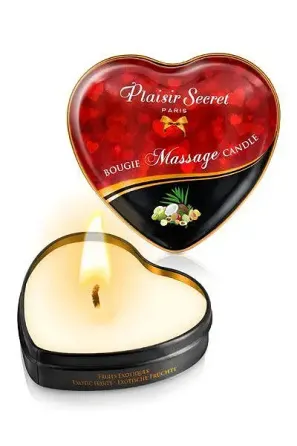 Масажна свічка-серце Plaisirs Secrets Exotic Fruits (35 мл) Львів