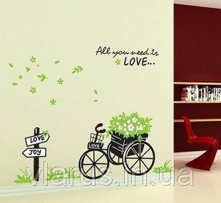 Вінілова наклейка на стіну Прованс Київ - фото 2