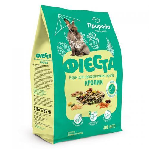 Корм Природа Фиеста «Кролик» для кроликов, 600 г Винница - изображение 1
