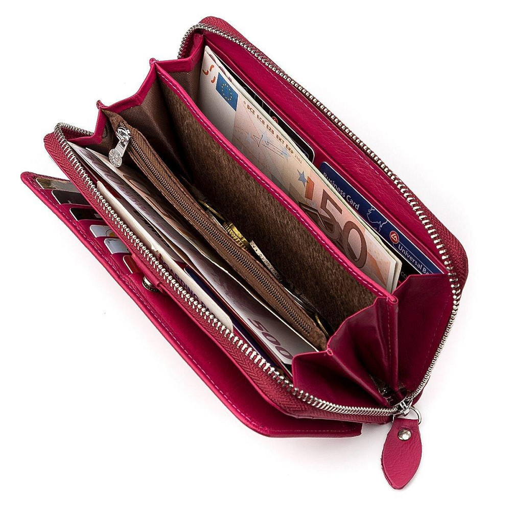 Кошелек женский очень нарядный Розовый (Boston) Киев - изображение 11