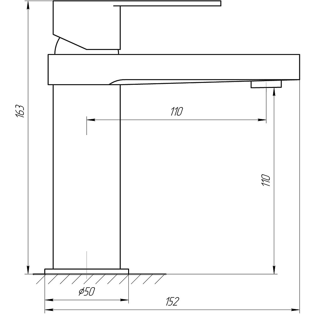 Змішувач для умивальника TOPAZ SARDINIA TS 08221-H20 Луцк - изображение 6