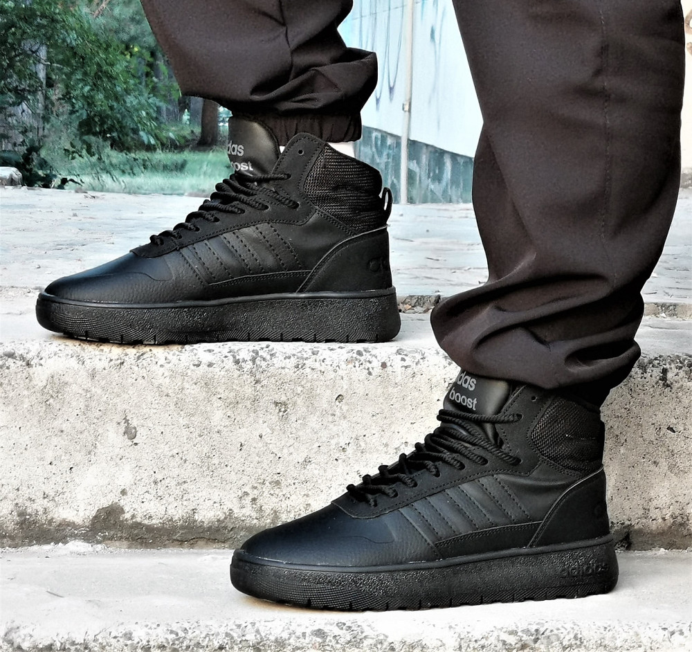 Кросівки Adidas Ultra Boost Чоловічі Чорні Адіас Високі (розміри: 40,41,42,43,44) Дніпро - фото 4