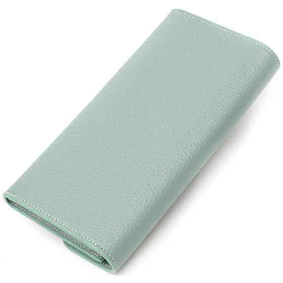 Превосходный женский кошелек с монетницей на молнии из натуральной кожи Tony Bellucci 21968 Серо-зеленый Киев