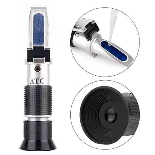 Рефрактометр ручний портативний для сусла, пива, вина, цукру Brix SG з ATC RZ120 Київ