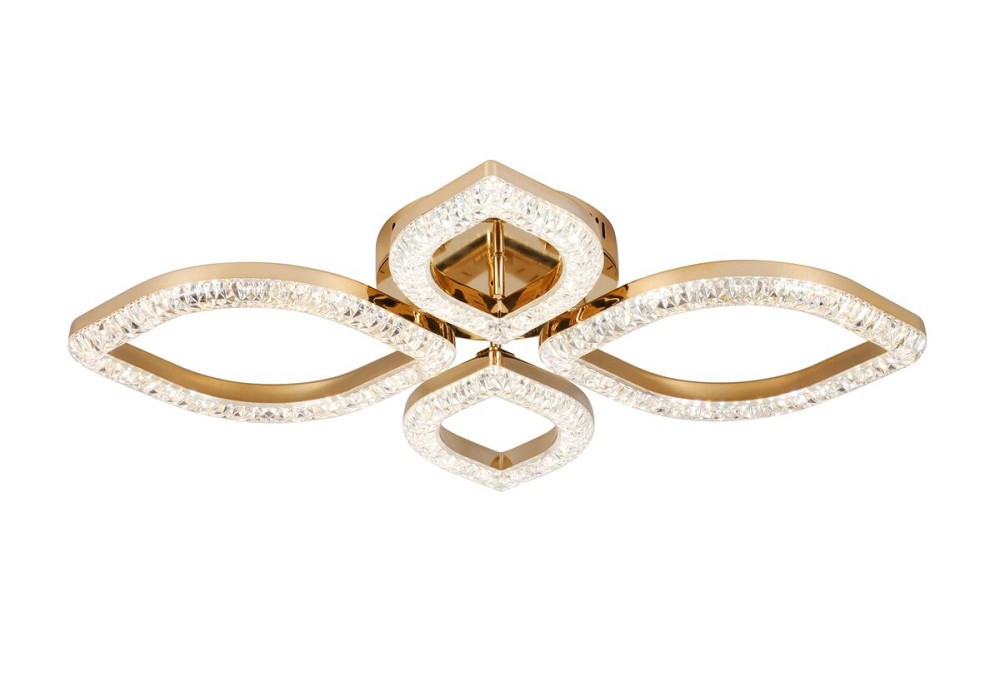 SIRIUS Люстра світлодіодна акрилова Sirius 2721/2+2 GD 48W*2 Коломыя - изображение 1