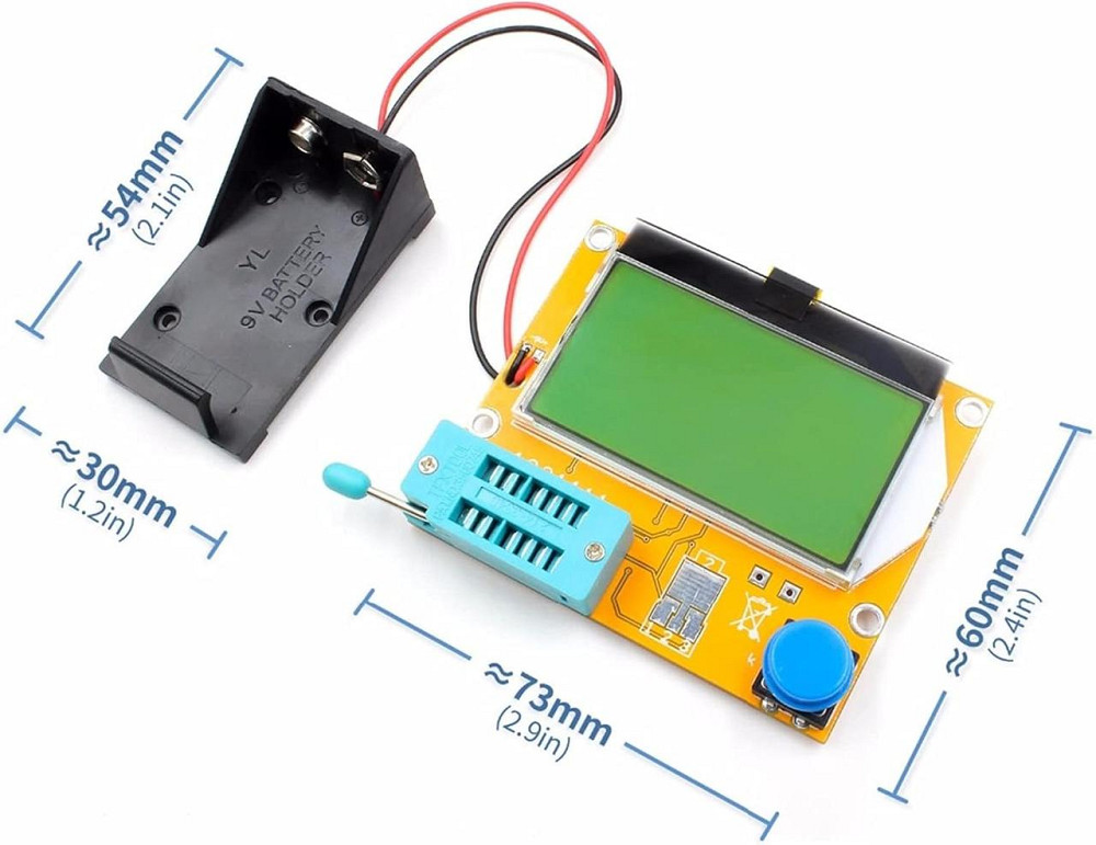 Тестер полупроводниковых элементов LCR-T4 с ЖК дисплеем, транзистор тестер компонентов Киев - изображение 6