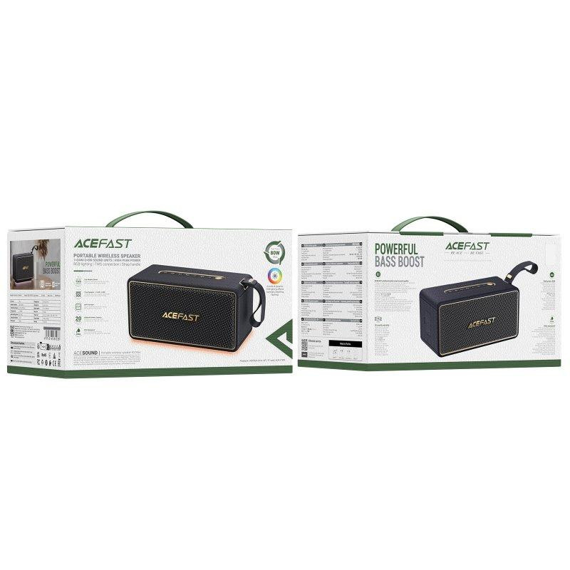 Портативная колонка ACEFAST K3 Max portable wireless speaker Black Одесса - изображение 2