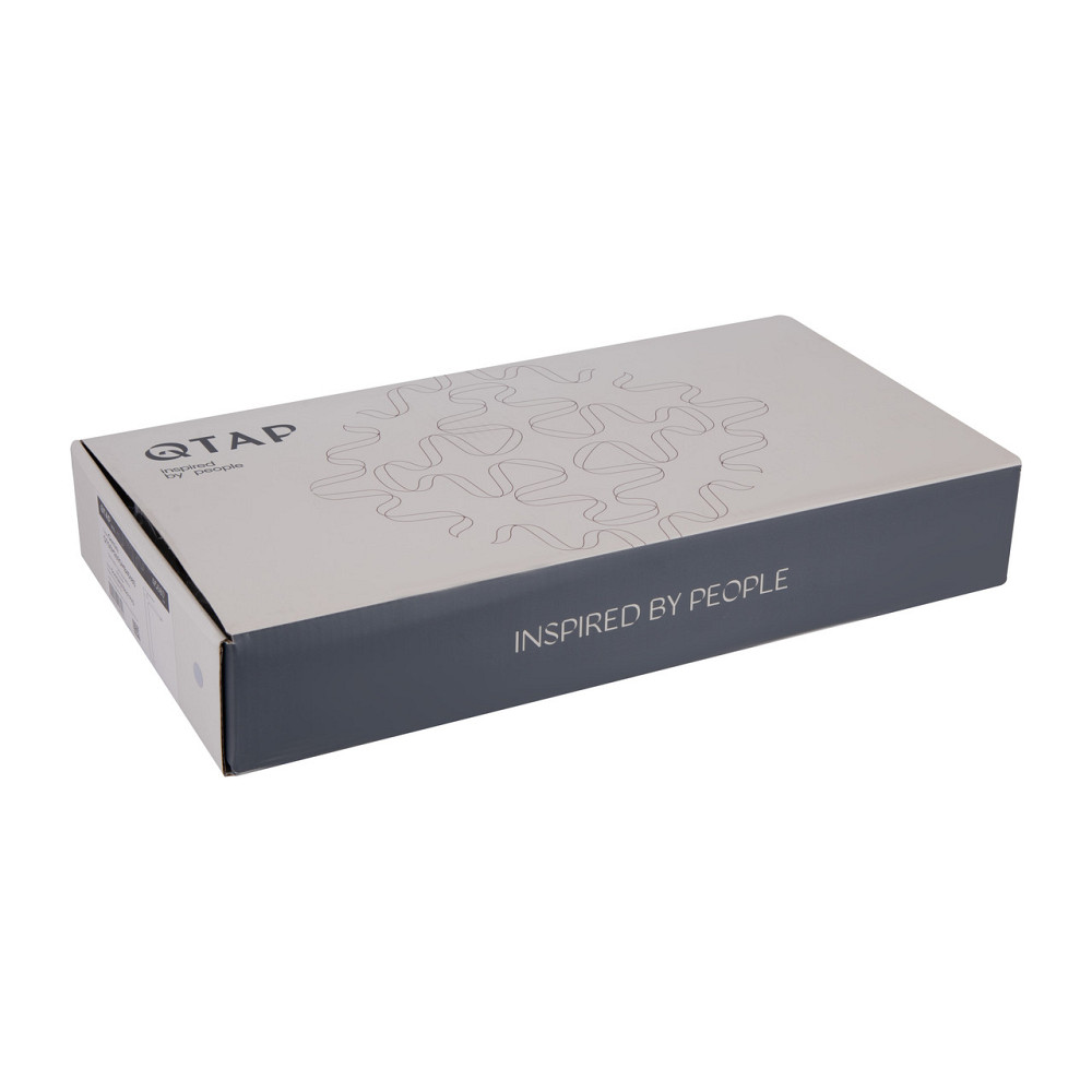Змішувач для раковини Qtap Gemini високий QTGEM269GMB45680 Gunmetal Black PVD Київ - фото 6