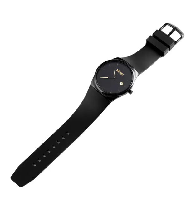 Наручний кварцовий годинник Skmei 1509 Чорний Вінниця - фото 7