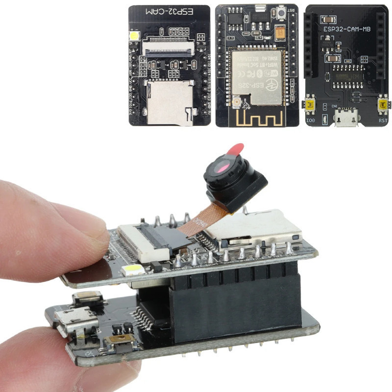 ESP32-Cam-MB Wi-Fi Bluetooth модуль с камерой OV2640, плата разработчика для IoT и видеопроектов Киев - изображение 5