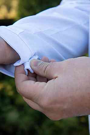 Вышиванка рубашка мужская льняная, белая, лен, вышиванки мужские в Украине Киев