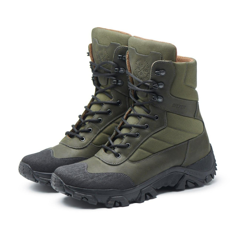 Справжні чоловічі тактичні берці, вологостійкі, водонепронекні колір хакі.Б-6 40 (26,5) Харків - фото 1