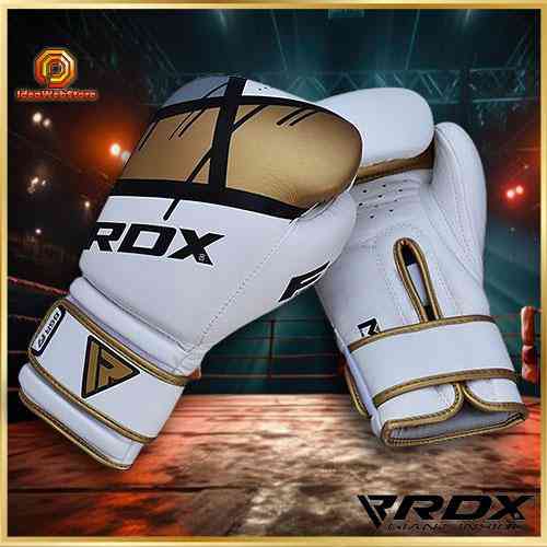 Рукавички боксерські для боксу та єдиноборств професійні оригінальні RDX Rex Leather Gold 12 унцій Київ