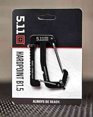 Карабин "HARDPOINT B150" BLACK 38 мм 5.11 Tactical сталь 1 ПП8143 Київ