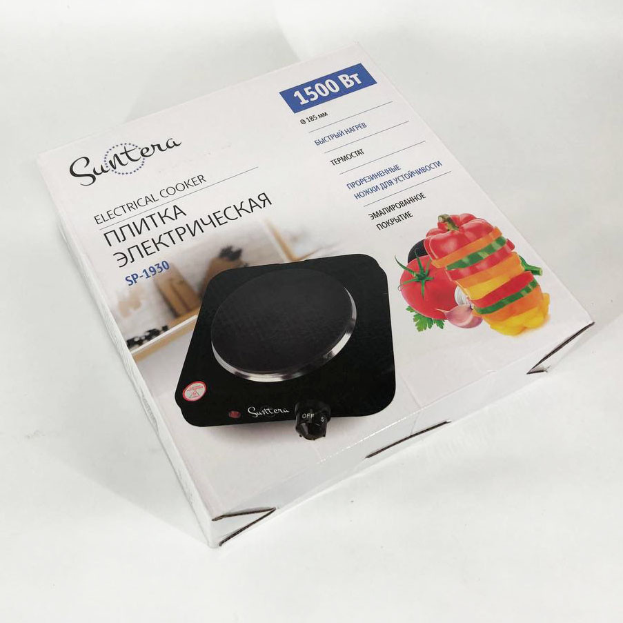 Плита підлогова потужна Suntera, Електрична плита для приготування їжі, Міні електроплита CE-49 Львів - фото 8