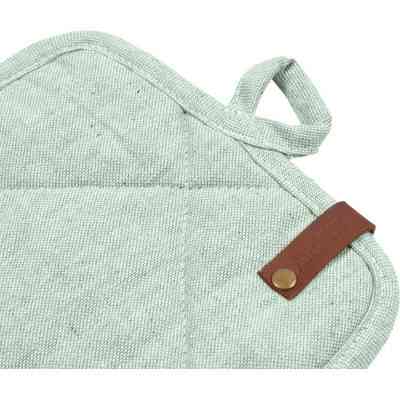 Кухонная прихватка Ardesto Oliver, 20х20 см, 100% хлопок, нап-ч: ватин, аквамарин (ART04OA) Винница