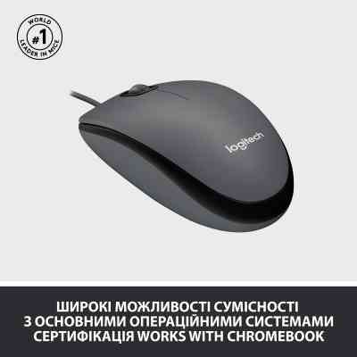 Мишка Logitech M100 USB Black (910-006652) Вінниця