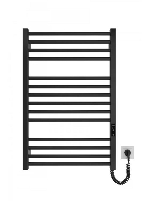 Електрична рушникосушка HF Derby 770х530 TR K чорна матова Київ - фото 3