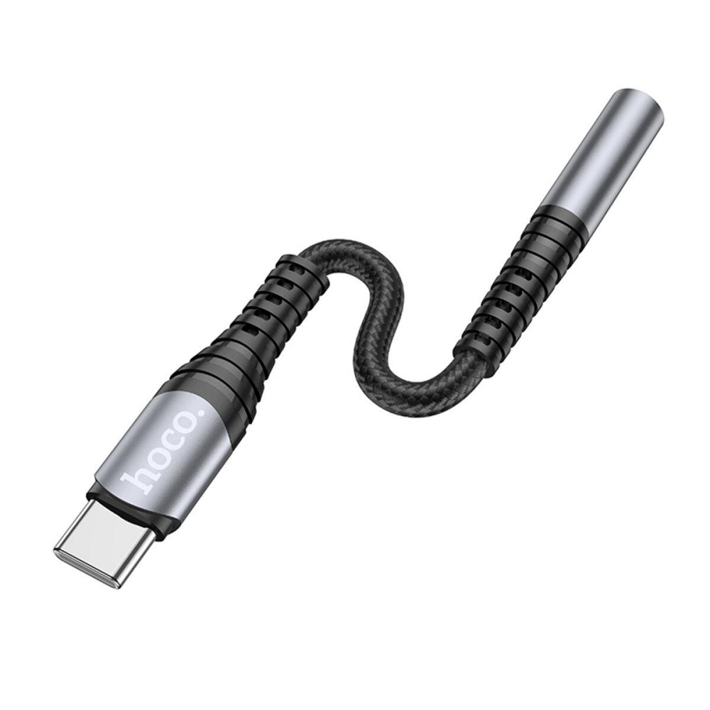 Кабель перехiдник HOCO LS33 Type-C Digital 3.5 Audio converter Metal Gray 6931474761163 Одеса - фото 6
