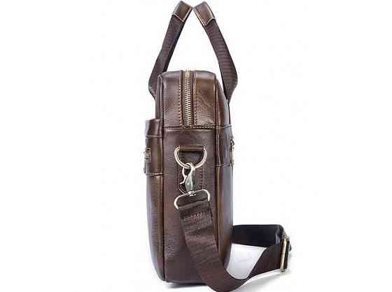 Сумка мужская Vintage 14626 кожаная Коричневая Киев
