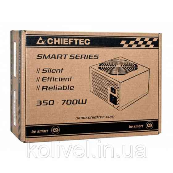 БЖ 500W Chieftec SMART GPS-500A8, 120 mm, >85%, Retail Box (GPS-500A8) Киев