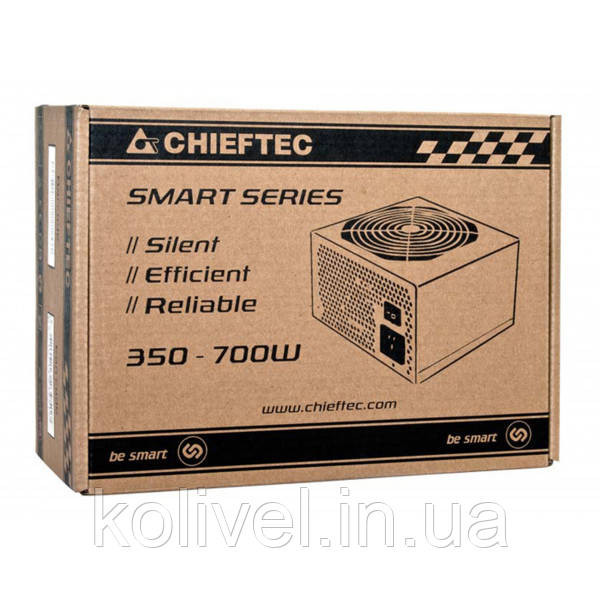 БЖ 500W Chieftec SMART GPS-500A8, 120 mm, >85%, Retail Box (GPS-500A8) Київ - фото 4