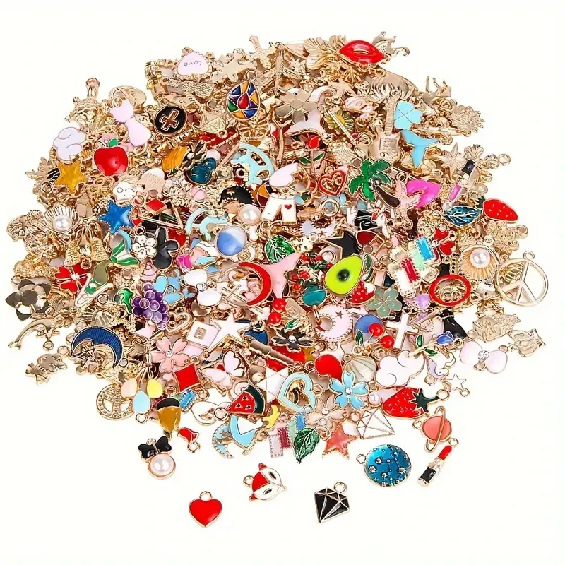 Набор эмалированных подвесок для рукоделия, 100 шт. Киев - изображение 8