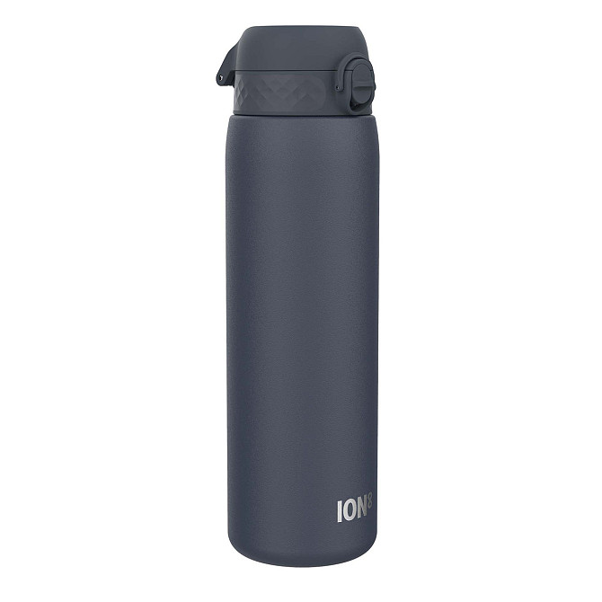Пляшка для води металева ION8 1200 мл. Stainless Steel, Ash Navy Кам'янське - фото 1
