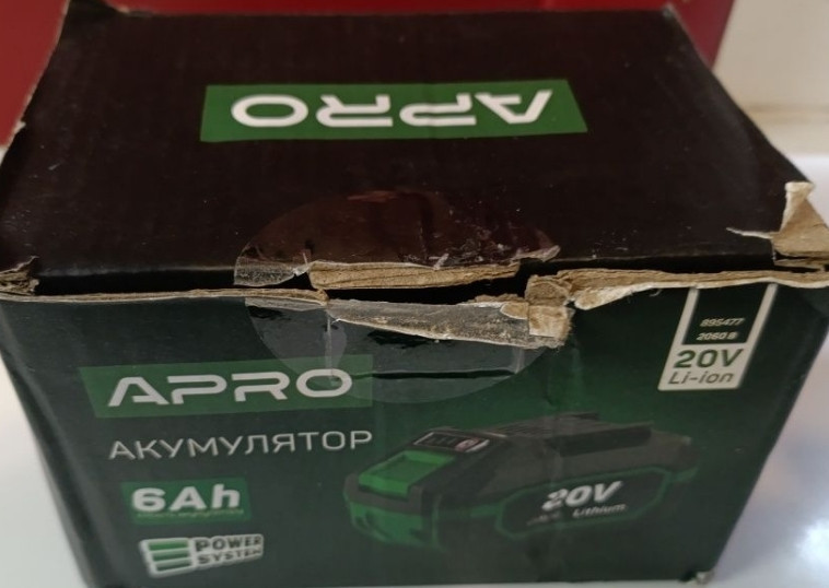 Акумуляторная батарея (АКБ) APRO 2060B, 20В, 6А. Харьков - изображение 1