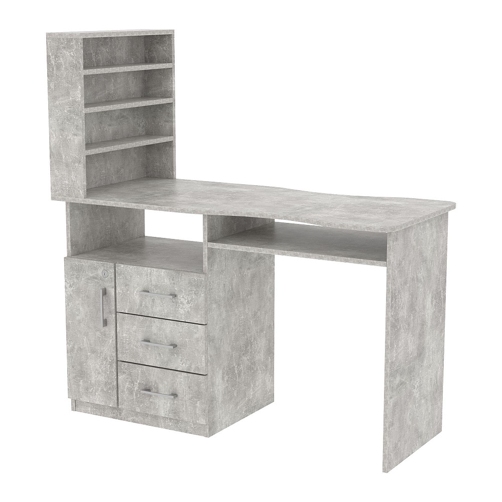 Стіл манікюрний СМ-1, Бетон, 1230/550/1264 Львів - фото 1