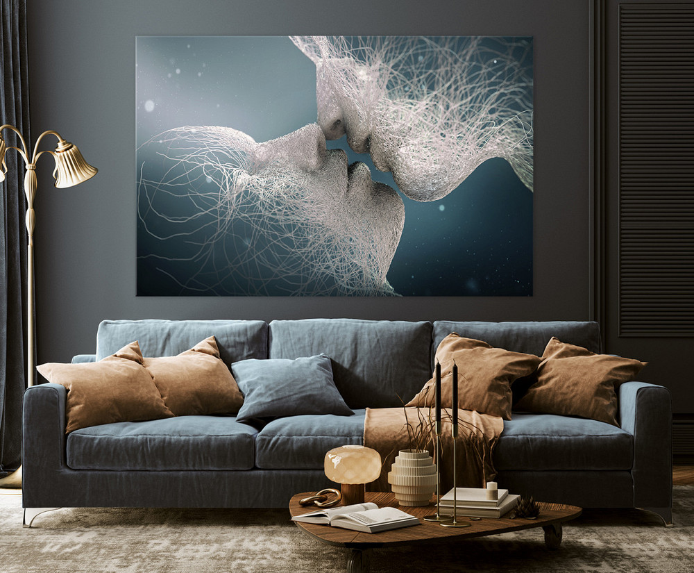 Картина холст в гостиную / спальню  Поцілунок закоханих    MLP_5 70x140 см Киев - изображение 3