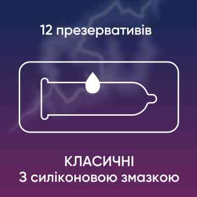 Презервативы Contex Classic латексные с силиконовой смазкой (классические) 12 шт (5060040302552) Винница