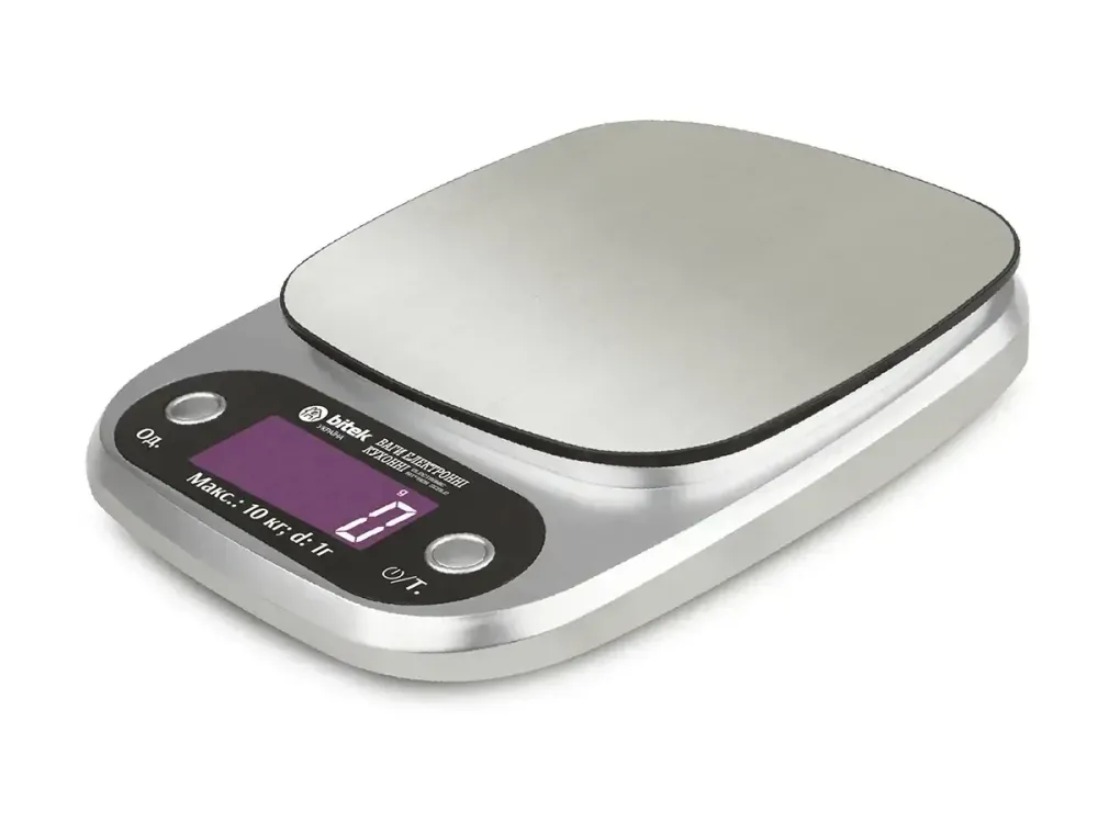 Весы кухонные электронные BITEK BT-3055 до 10 кг с LCD дисплеем, точные бытовые весы для кухни Одесса - изображение 2