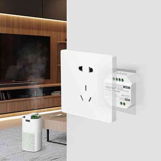 Miboxer Смарт Реле 10А 220v Мілайт Бездротове Керування Wi-Fi + RF2.4G Mi Light Київ