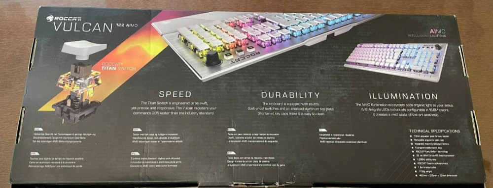 Механічна Клавіатура ROCCAT Vulcan 122 Brown Tactile Switch. Київ - фото 3