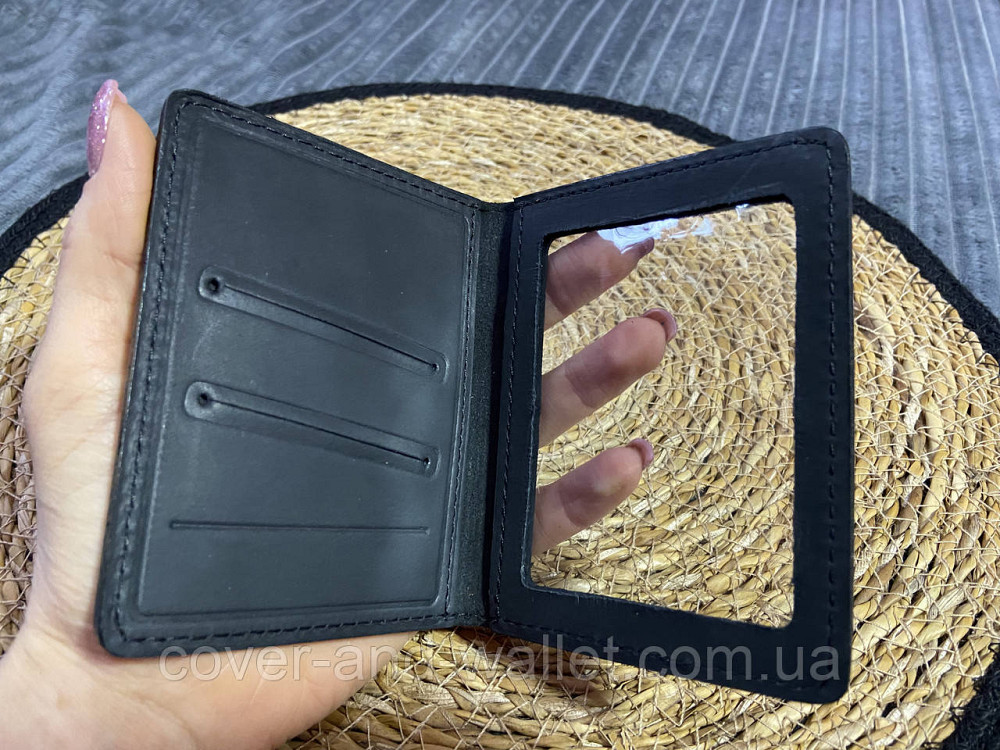 Обкладинка для пенсійного посвідчення й автодокументів із гербом України Київ - фото 5