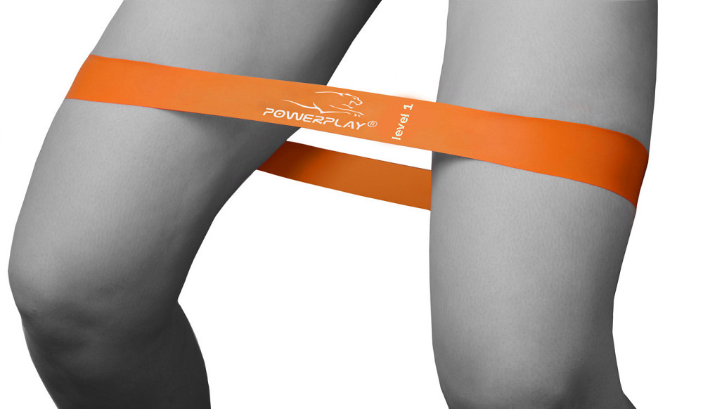 Еспандер петля гумка занять фітнесом пілатесом кросфітом реабілітації силових тренувань PowerPlay 4140 1-5 кг Київ - фото 7