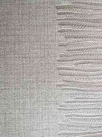 Шпалери метрові вінілові на флізелін Grandeco Poem смуги широкі структурні сіро-коричневі сріблясті Київ