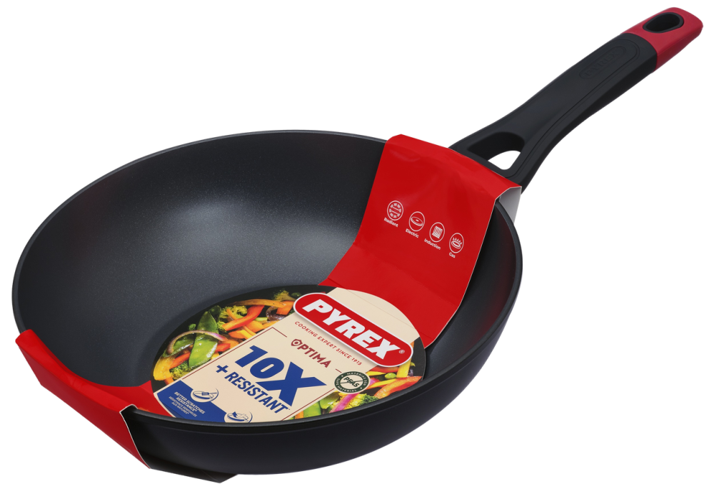 Сковорода Pyrex Optima 28 см, WOK (7120926) Київ - фото 6