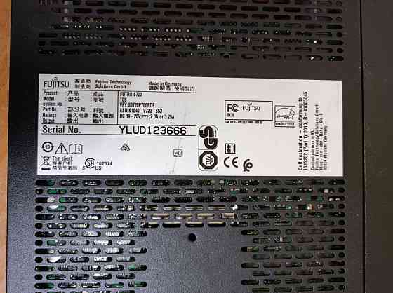 Тонкий клієнт Fujitsu Futro S720 USFF / AMD GX-222GC (2 ядра по 2.2 — 2.4 GHz) / 2 GB DDR3 / 2 GB SSD / AMD Radeon R5E Graphics Дніпро