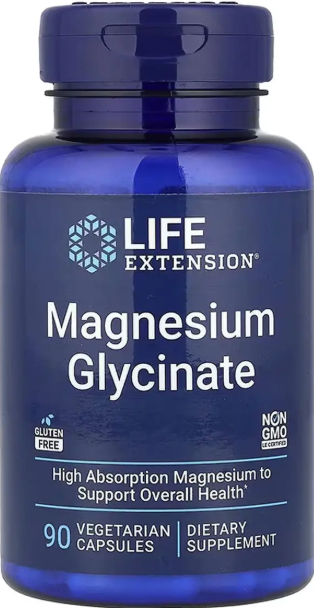 Гліцинат магнію Life Extension Magnesium Glycinate 90 капс Київ - фото 1