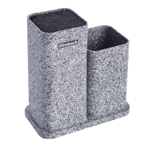 Підставка для ножів та кухонного приладдя 21,5*13,2*23см подвійна 100214 Ofenbach Житомир - фото 2