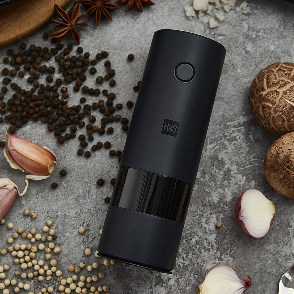 Акумуляторний млин для спецій Xiaomi HuoHou Electric Grinder RECHARGEABLE (HU0200) Black Чернівці - фото 2