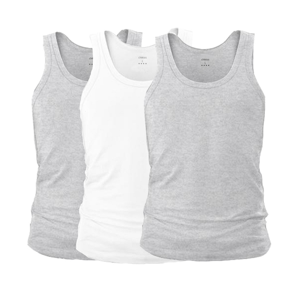 Набор мужских маек из хлопка Lans L 11.005 Микс, XXL Киев - изображение 5