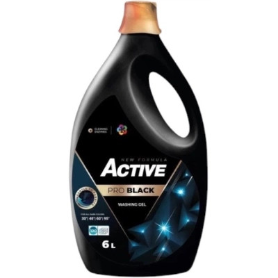 Гель для стирки Active PR Pro Black С ароматом свежести 6 л (4820196010920) Вінниця - фото 1