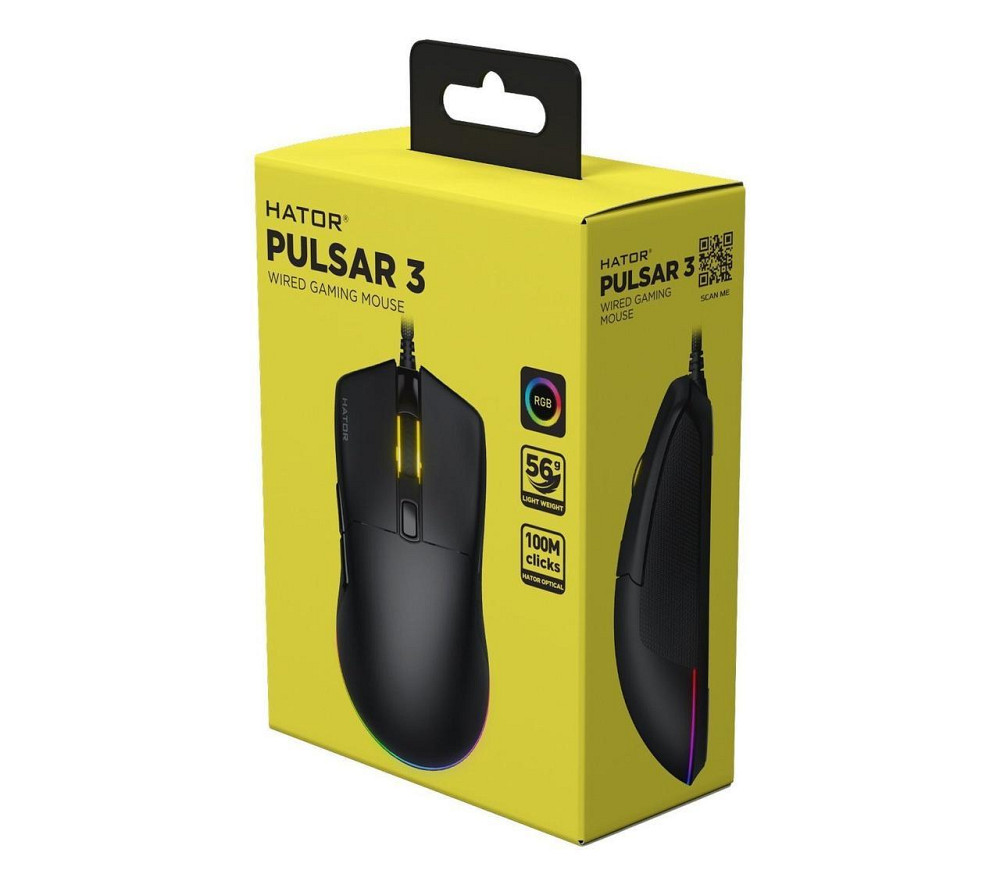 Миша Hator Pulsar 3 Black (HTM610) ( Чорний ) Харьков - изображение 6