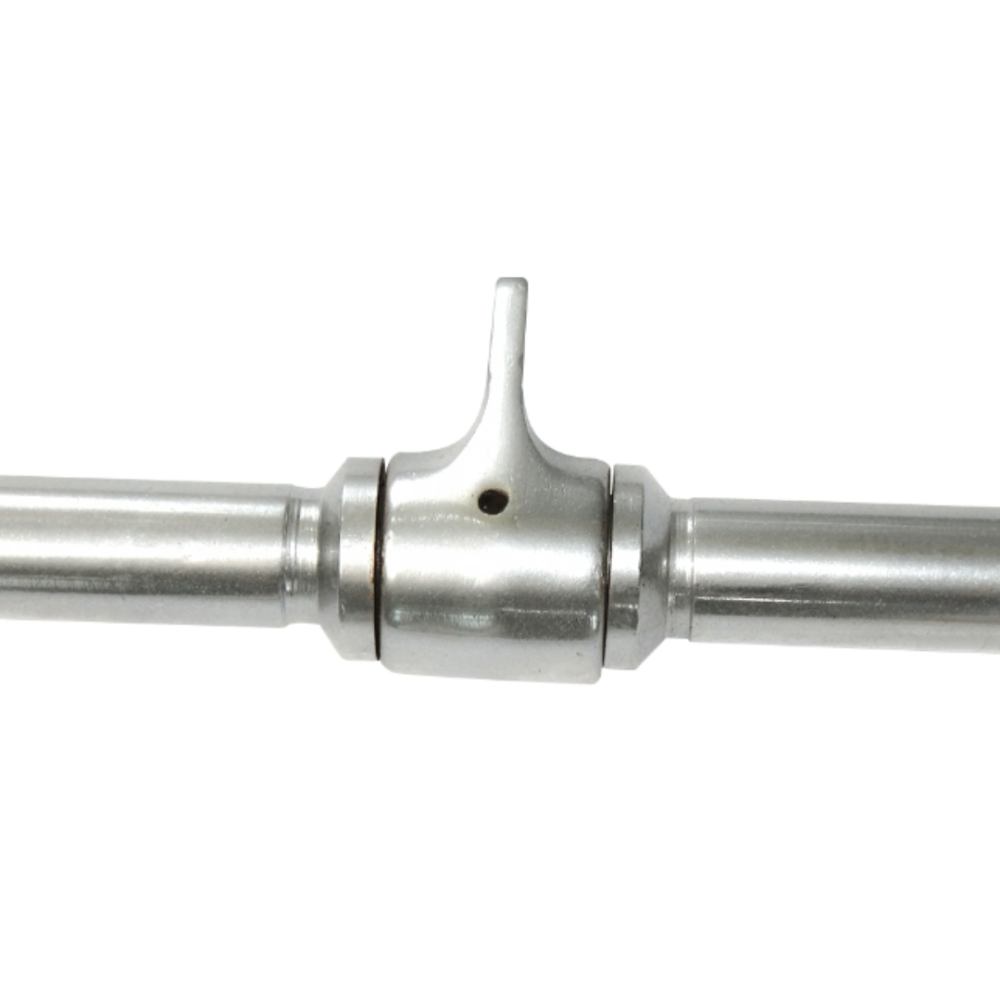 Ручка для верхньої тяги York Fitness 50см пряма з гумовими рукоятками, хром Київ - фото 7