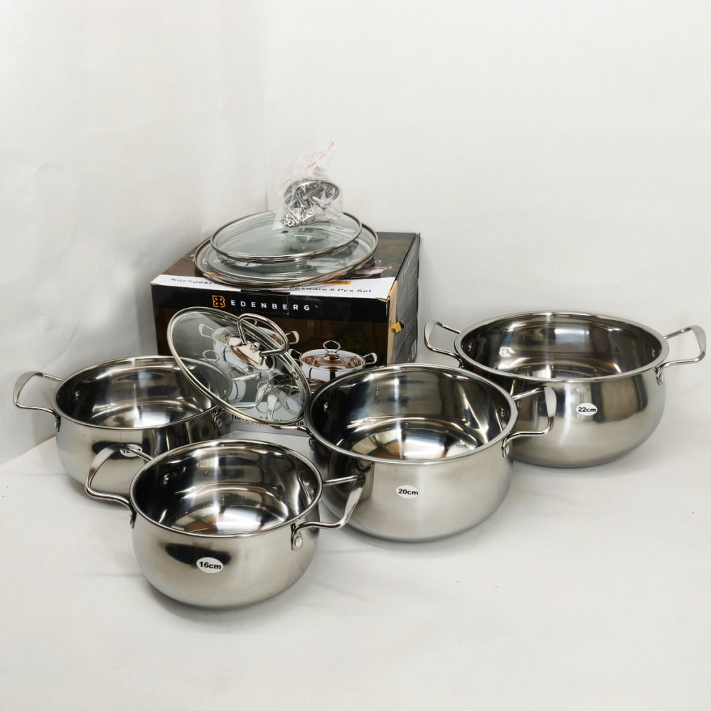 Набор кастрюль качественных с крышками, Набор кастрюль с крышками для кухни премиум BN-99 Львов - изображение 3