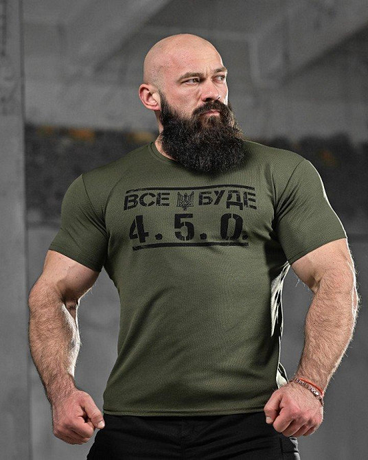 Футболка потоотводящая SAMIX  олива  Все буде  4.5.0  ВТ0976 Одесса - изображение 6